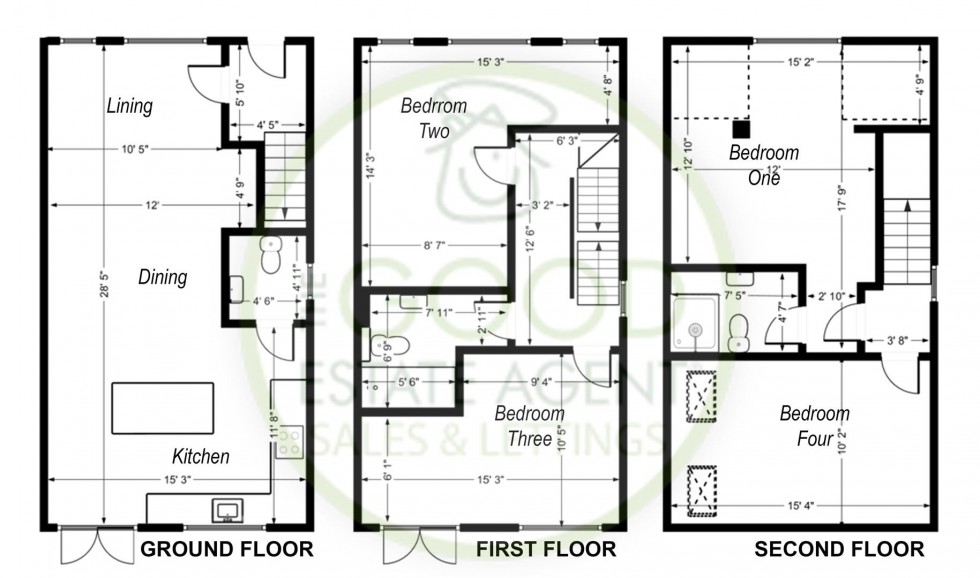 Floorplan for London Road, Macclesfield