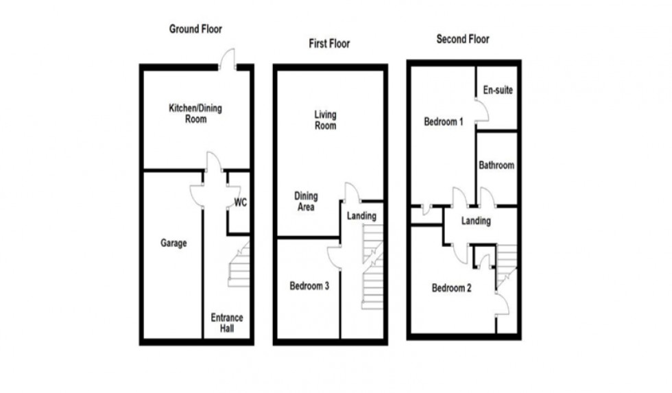 Floorplan for Moss Chase, Macclesfield